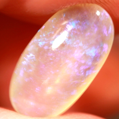 SOLID CRYSTAL OPAL Sparkle of green and purple throughout